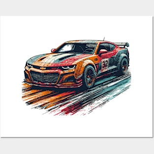 Chevy camaro Posters and Art